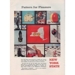 1959 New York State Ad "Pattern for Pleasure"