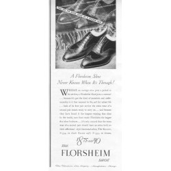 1937 Florsheim Shoe Ad