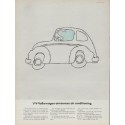 1968 Volkswagen Ad "V-V-Volkswagen announces air conditioning."