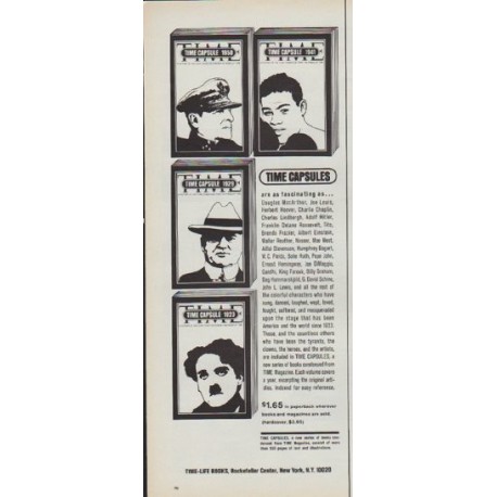 1968 Time-Life Books Ad "Time Capsules"