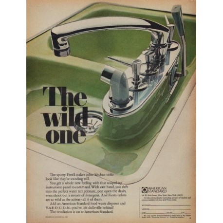 1968 American Standard Ad "The wild one"