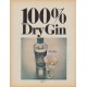 1968 Calvert Gin Ad "100% Dry Gin"