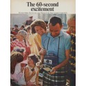 1968 Polaroid Ad "The 60-second excitement"