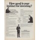 1968 New York Stock Exchange Ad "How good is your instinct"