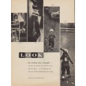 1957 LOOK Magazine Ad "the exciting story of people"