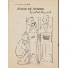 1957 Ladies' Home Journal Ad "How to tell the sexes"