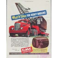 1948 GMC Trucks Ad "What It Takes"