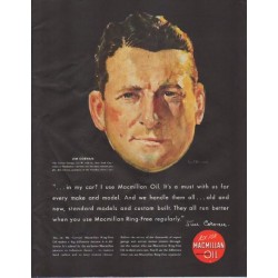 1948 Macmillan Oil Ad "Jim Corvan"