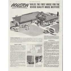 1948 Revere Quality House Institute Ad "Houston"