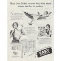 1948 Easy Washing Machine Ad "June Brides"