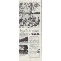 1948 Canada Travel Ad "There's fun for everyone"