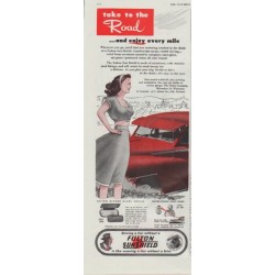 1948 Fulton Sun Shield Ad "take to the Road"