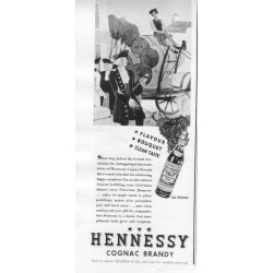 1937 Hennessy Cognac Brandy Ad "French Revolution"
