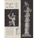 1954 D. Moreau Barringer Article "bizarre figurines"