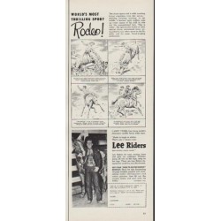 1954 Lee Riders Ad "Rodeo!"