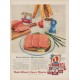 1954 Rath Meats Ad "Real farm fixin's"