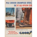 1954 Goodyear Tires Ad "Pile Driver"