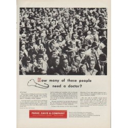 1954 Parke, Davis & Company Ad "these people"