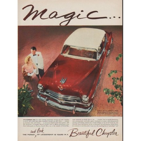1954 Chrysler Ad "Magic"