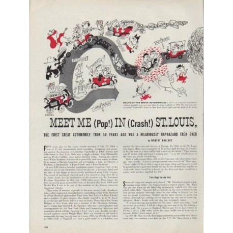 1954 Richard Erdoes Artwork Article "Meet Me In St. Louis"