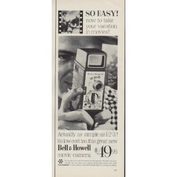 1954 Bell & Howell Ad "So Easy"