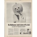 1953 Chlorodent Ad "No Halloween mask"