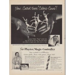 1953 Playtex Ad "Calorie-Curves"