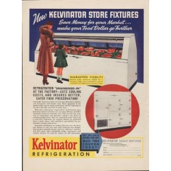 1937 Kelvinator Refrigeration Ad "Store Fixtures"