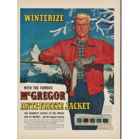 1953 McGregor Ad "Winterize"