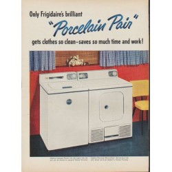 1953 Frigidaire Ad "Porcelain Pair"