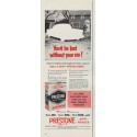 1953 Prestone Ad "You'd be lost without your car!"