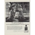 1953 Woodbury Shampoo Ad "Little girls and big girls"