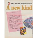 1953 Bisquick Ad "A new kind of Pancake!"
