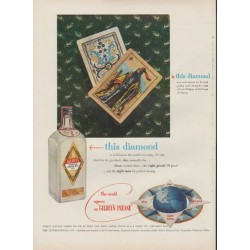 1953 Gilbey's Gin Ad "this diamond"