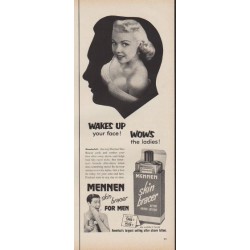 1953 Mennen Ad "Wakes Up your face!"