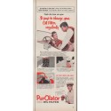 1953 Purolator Ad "change your Oil Filter regularly"