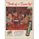 1953 7-Up Ad "Fresh up"
