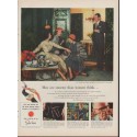 1953 Watchmakers of Switzerland Ad "Men are smarter"