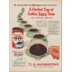 1953 G. Washington's Coffee Ad "Sip and See"