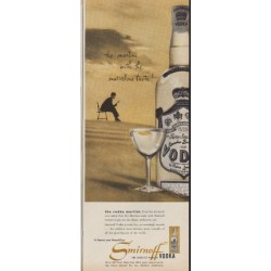 1953 Smirnoff Vodka Ad "marvelous taste"