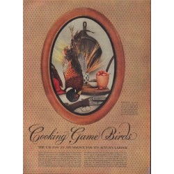 1953 Thomas Yee Game Bird Photos Article "Cooking Game Birds"