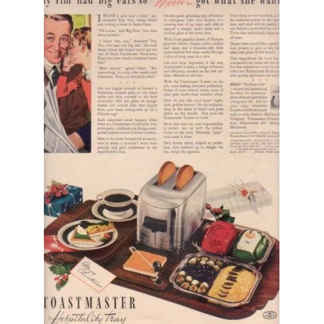 1937 McGraw Toastmaster Ad "Tiny Tim"