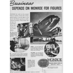 1937 Monroe Calculating Machine Company Ad