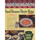 1953 Heinz Soups Ad "You Know They're Good"
