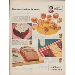 1953 Betty Crocker Ad "That fourth meal"