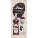 1953 Arrow Brandy Ad "Blackberry Flavored Brandy"