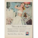 1953 Pepsi-Cola Ad "Fashion is for the Slender"