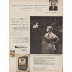 1953 Magnavox Ad "chromatic television"
