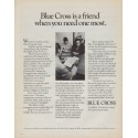 1971 Blue Cross Ad "Blue Cross is a friend"