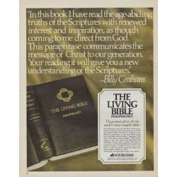 1971 Doubleday Ad "The Living Bible"